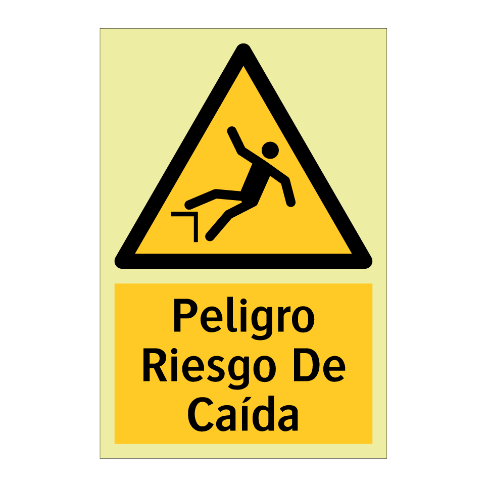Peligro Riesgo De Caída