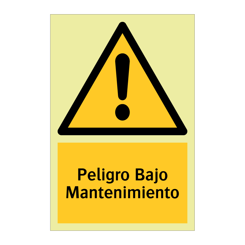 Peligro Bajo Mantenimiento