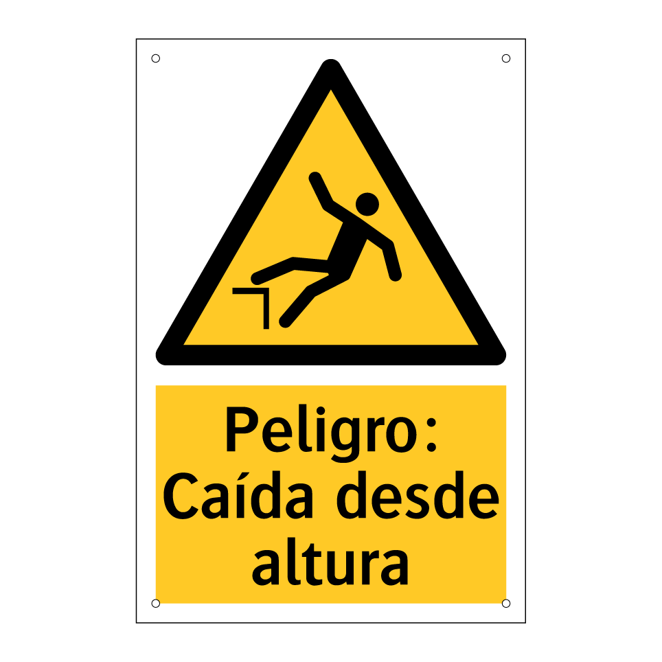 Peligro: Caída desde altura