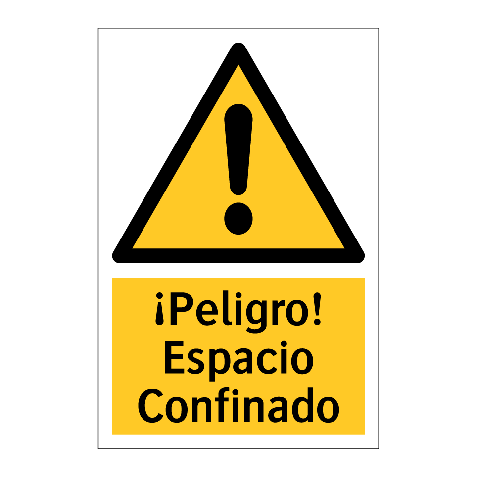 ¡Peligro! Espacio Confinado