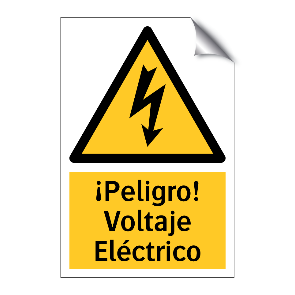 ¡Peligro! Voltaje Eléctrico