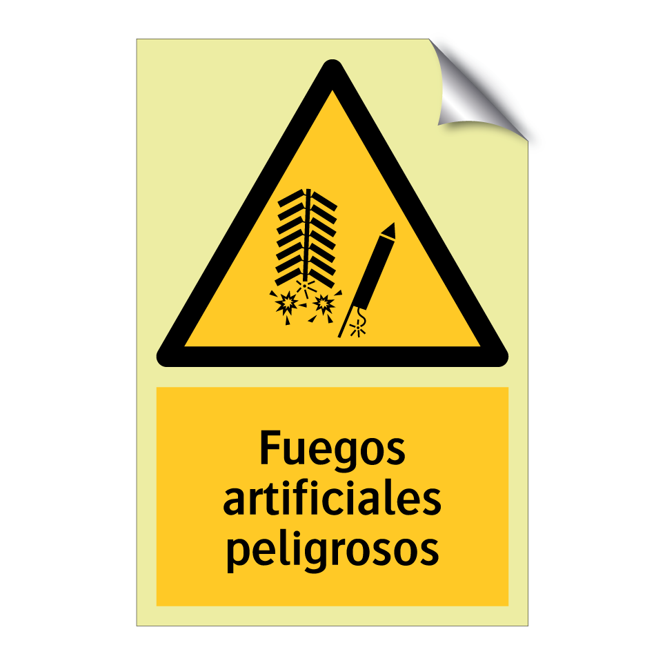 Fuegos artificiales peligrosos