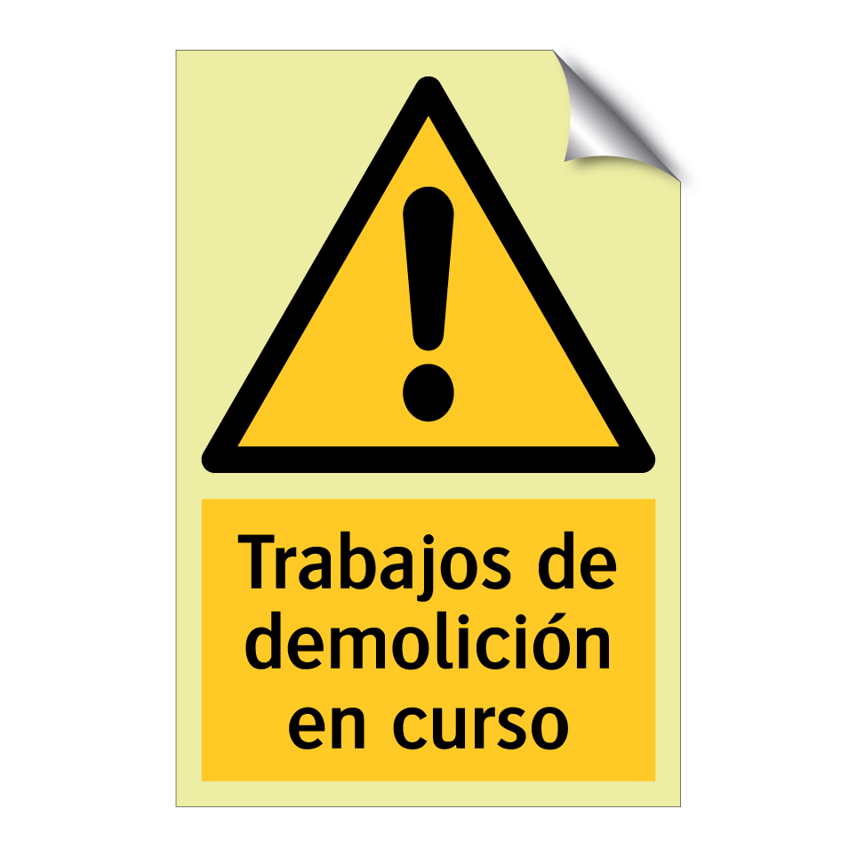 Trabajos de demolición en curso