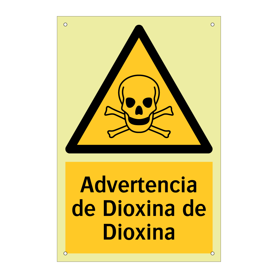 Advertencia de Dioxina de Dioxina