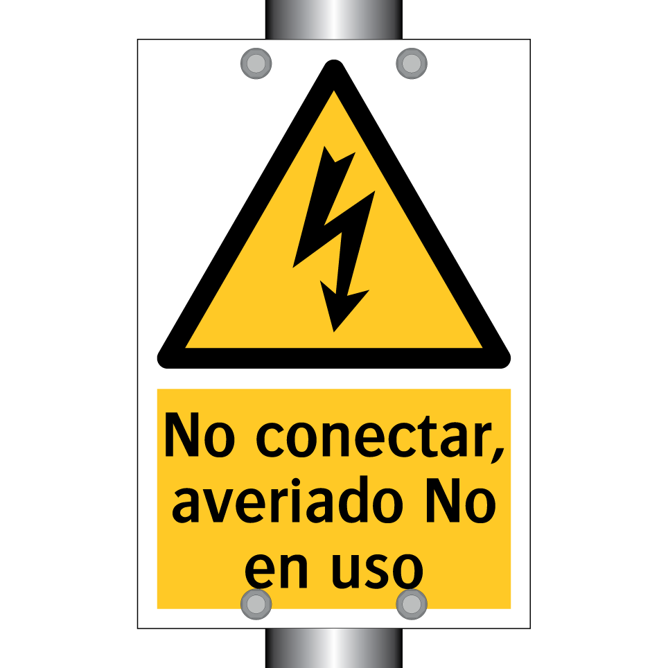No conectar, averiado No en uso