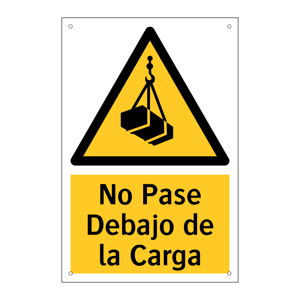 No Pase Debajo de la Carga