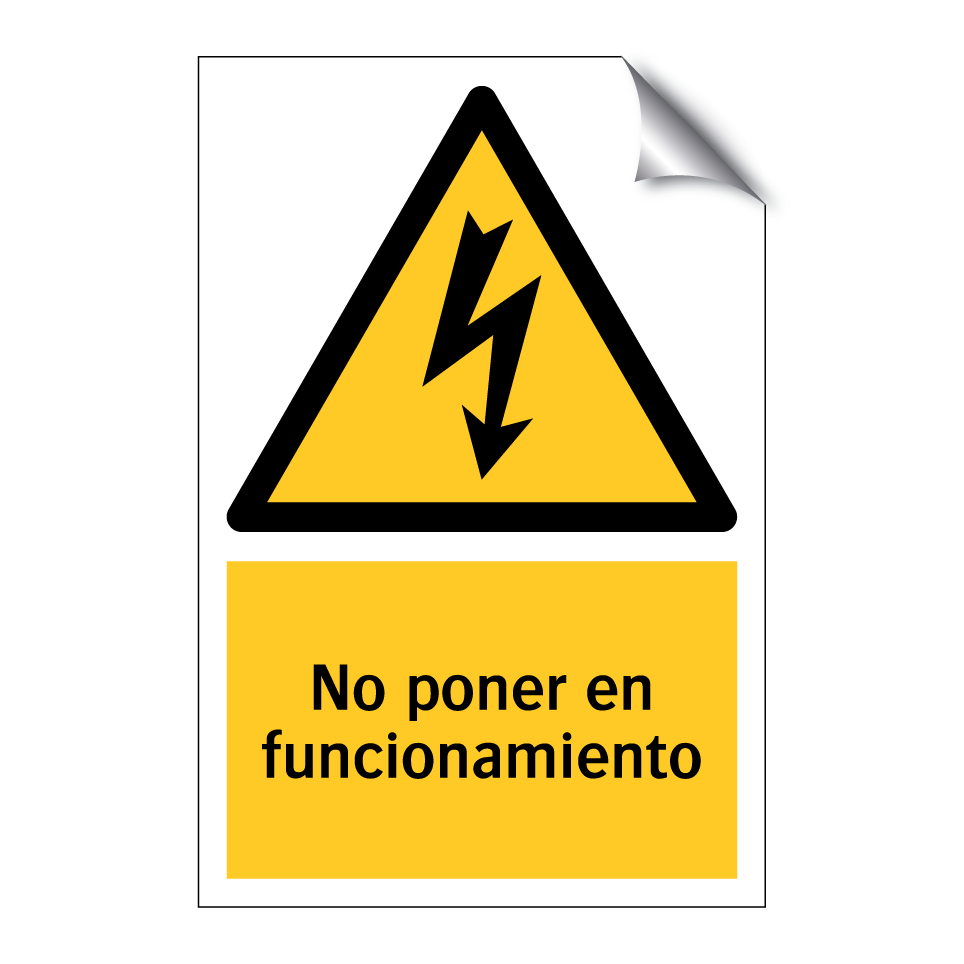 No poner en funcionamiento