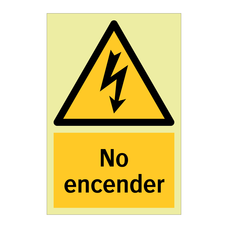 No encender