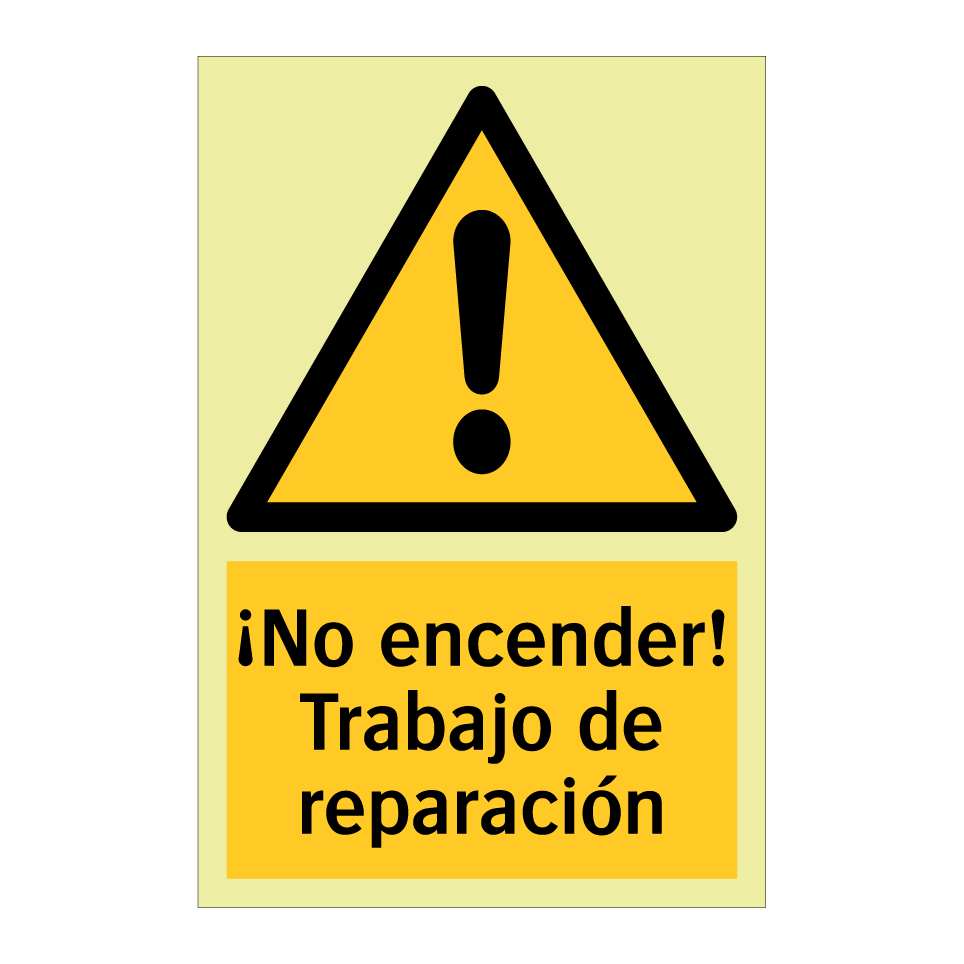 ¡No encender! Trabajo de reparación