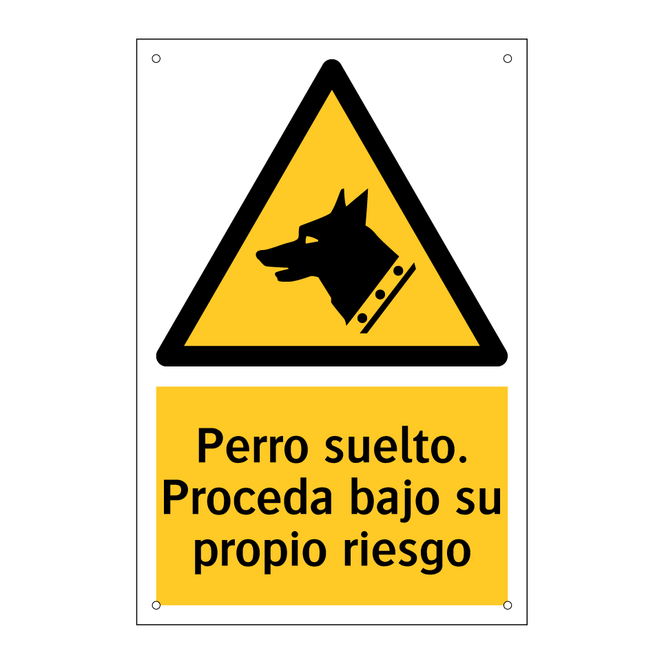 Perro suelto. Proceda bajo su propio riesgo