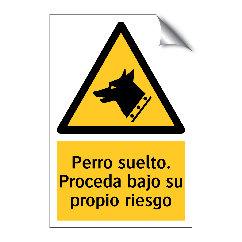 Perro suelto. Proceda bajo su propio riesgo
