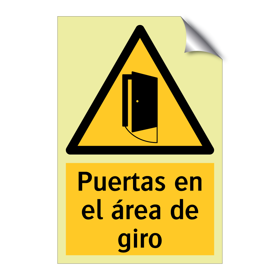Puertas en el área de giro