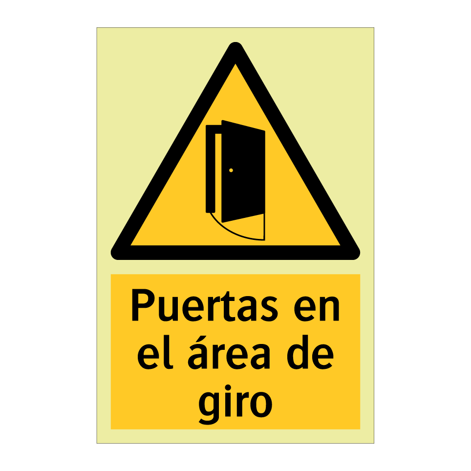 Puertas en el área de giro