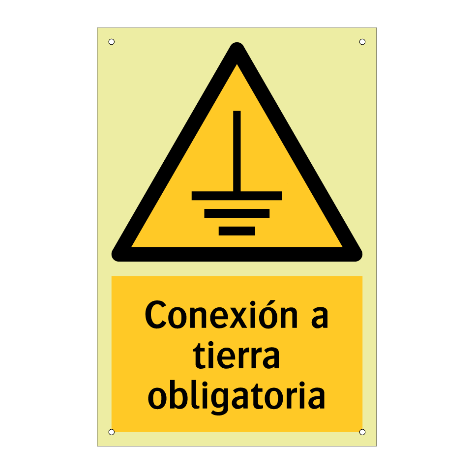 Conexión a tierra obligatoria