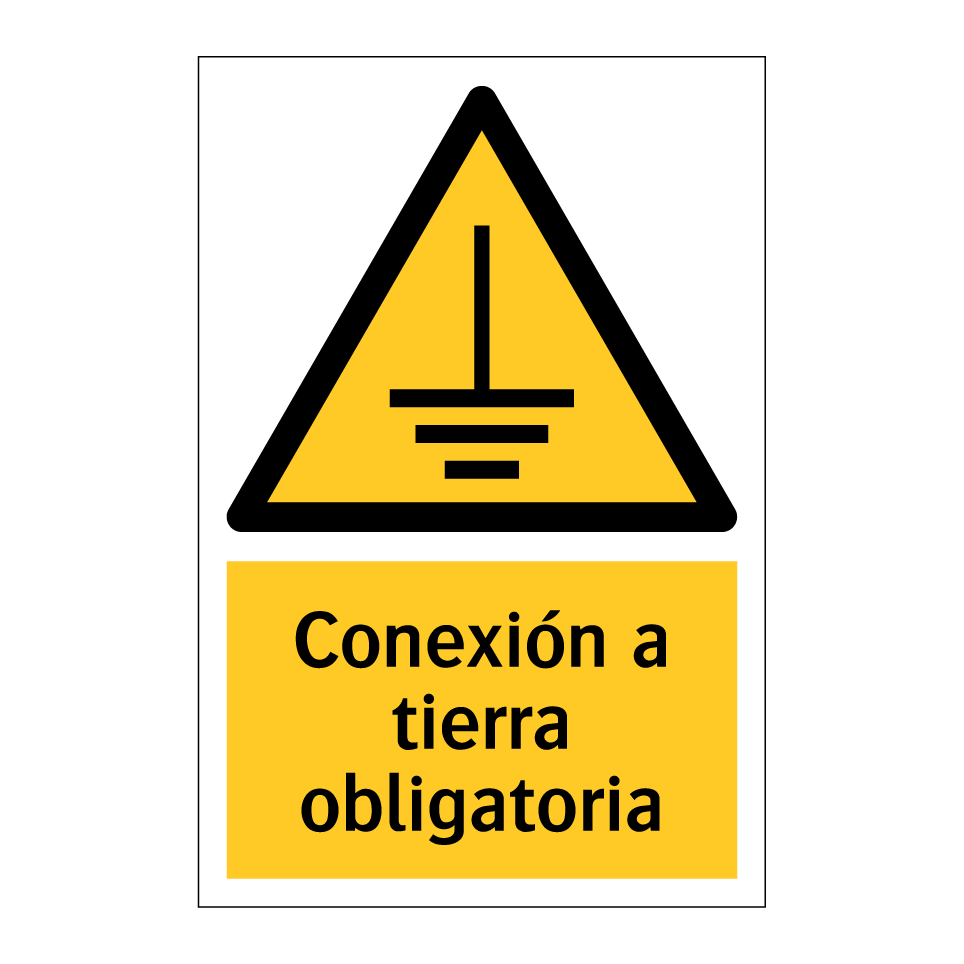 Conexión a tierra obligatoria