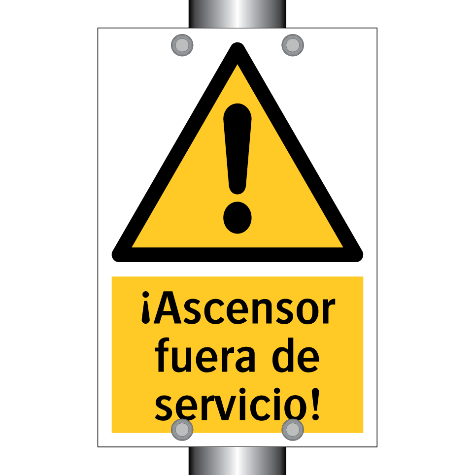 ¡Ascensor fuera de servicio!