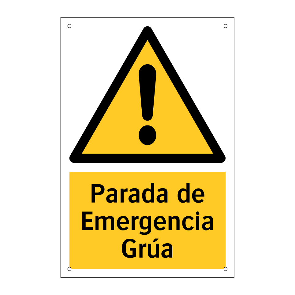 Parada de Emergencia Grúa