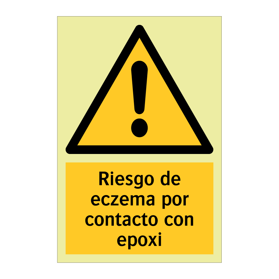 Riesgo de eczema por contacto con epoxi