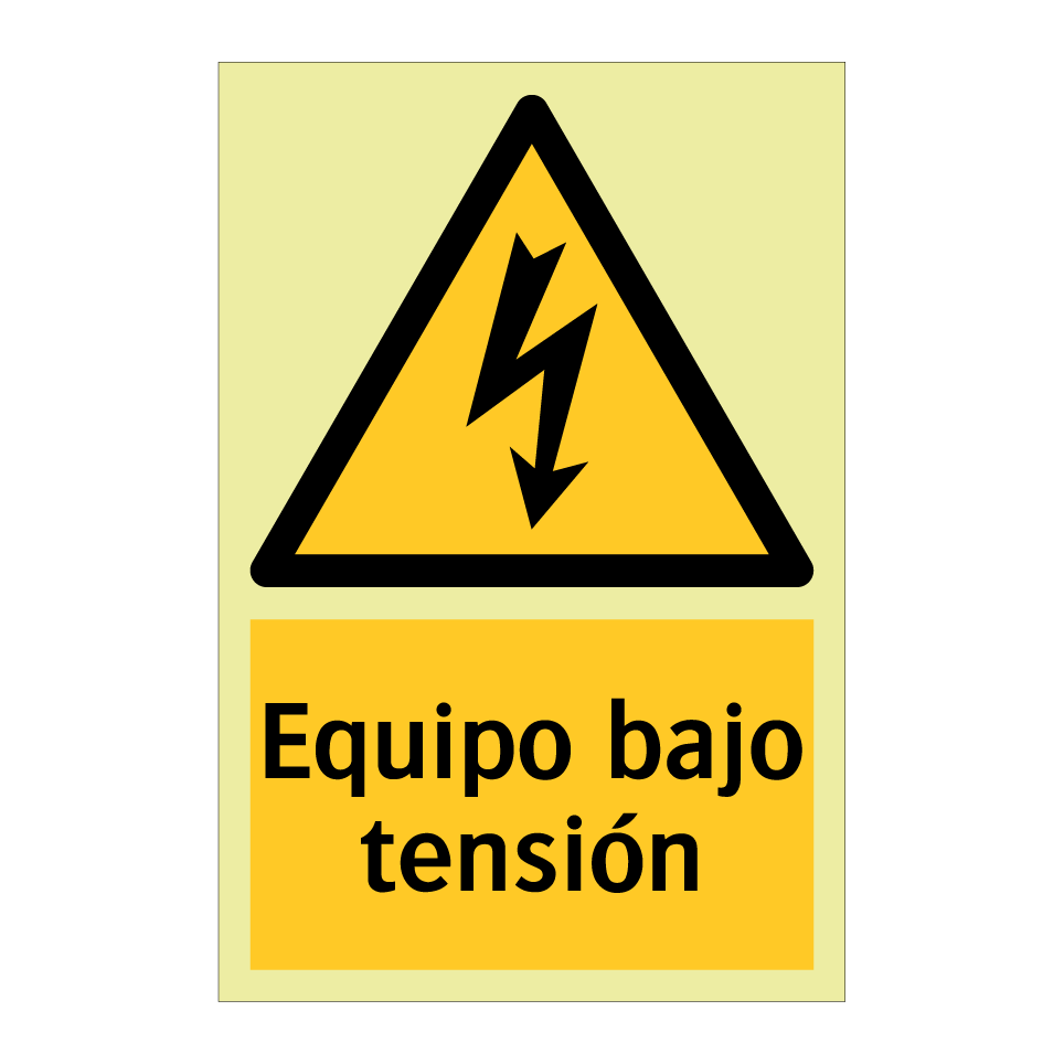 Equipo bajo tensión