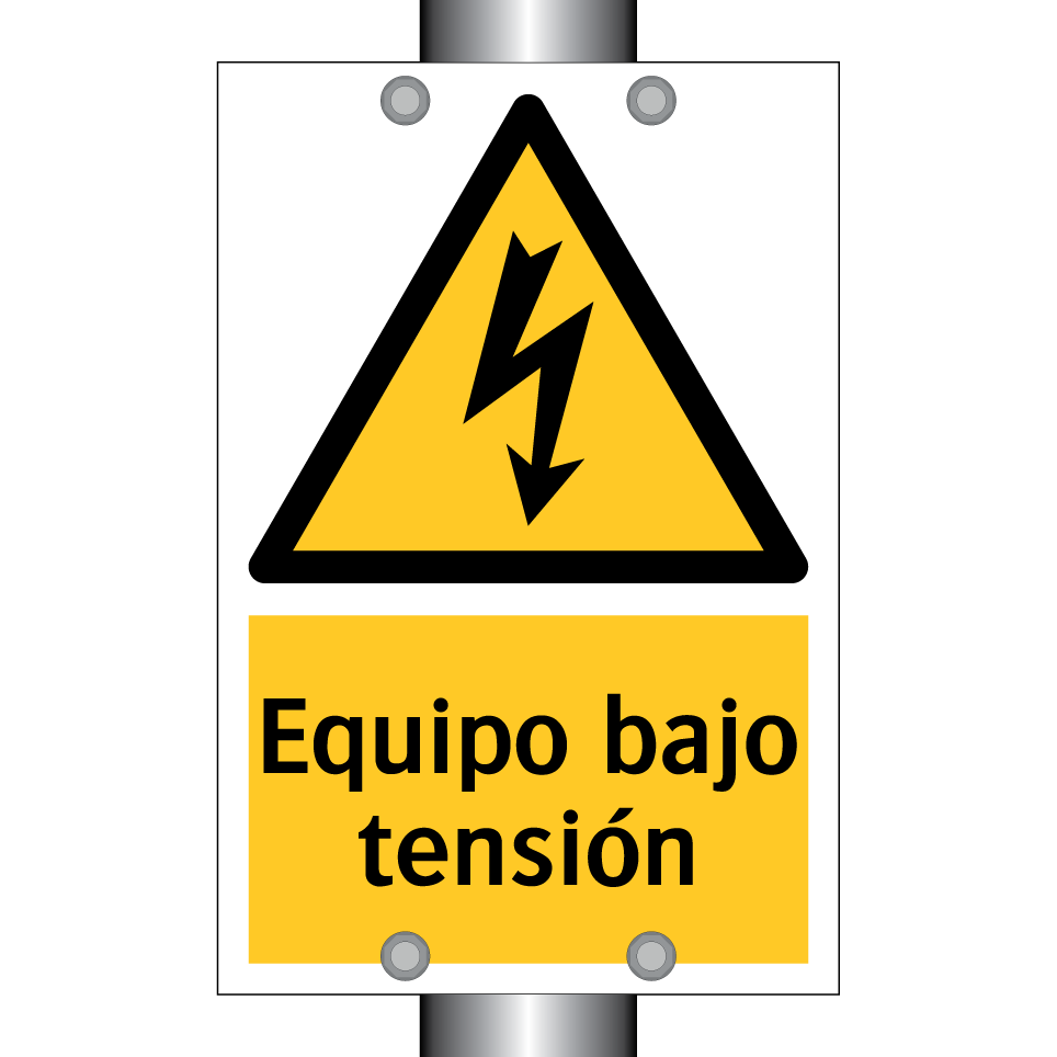 Equipo bajo tensión