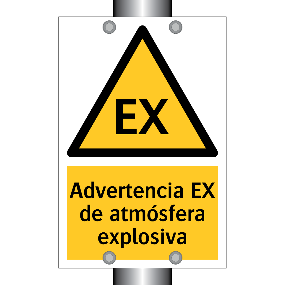 Advertencia EX de atmósfera explosiva
