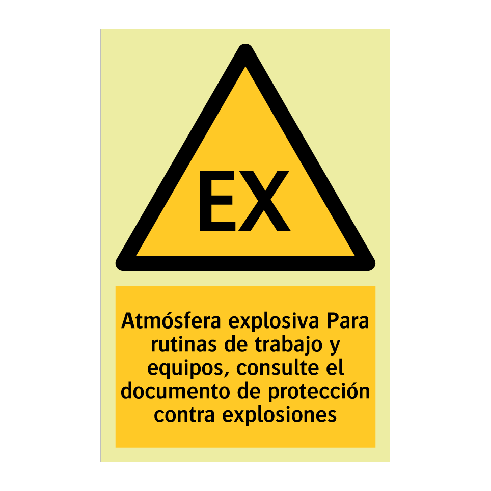 Atmósfera explosiva Para rutinas de trabajo y equipos, consulte el documento de protección contra explosiones