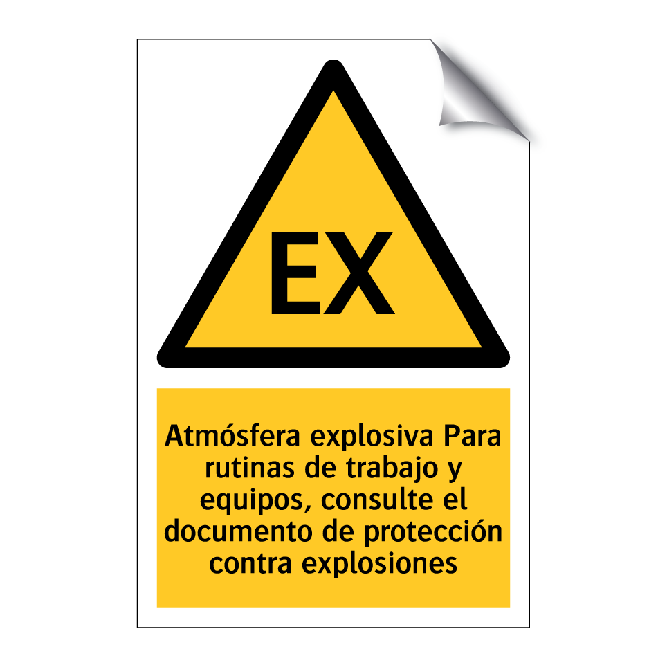 Atmósfera explosiva Para rutinas de trabajo y equipos, consulte el documento de protección contra explosiones