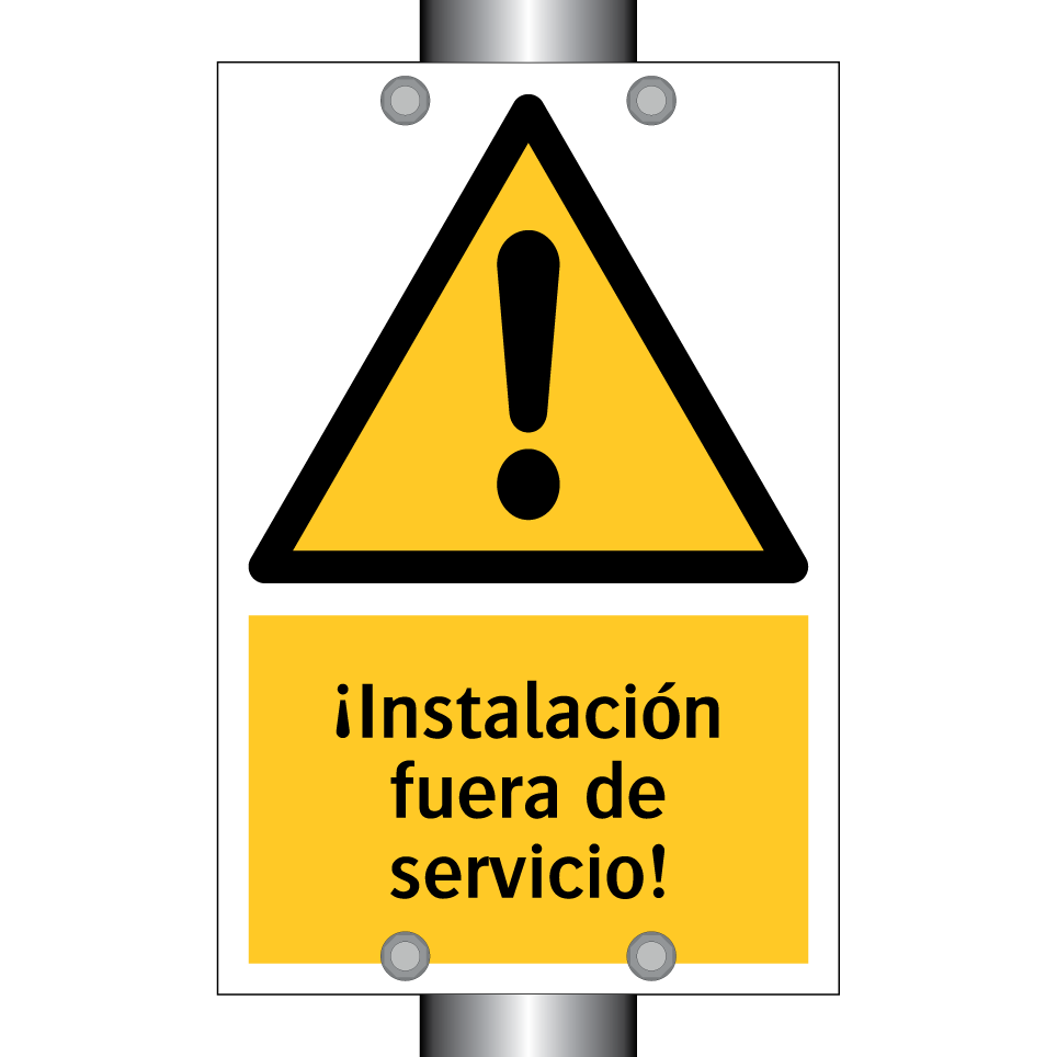¡Instalación fuera de servicio!