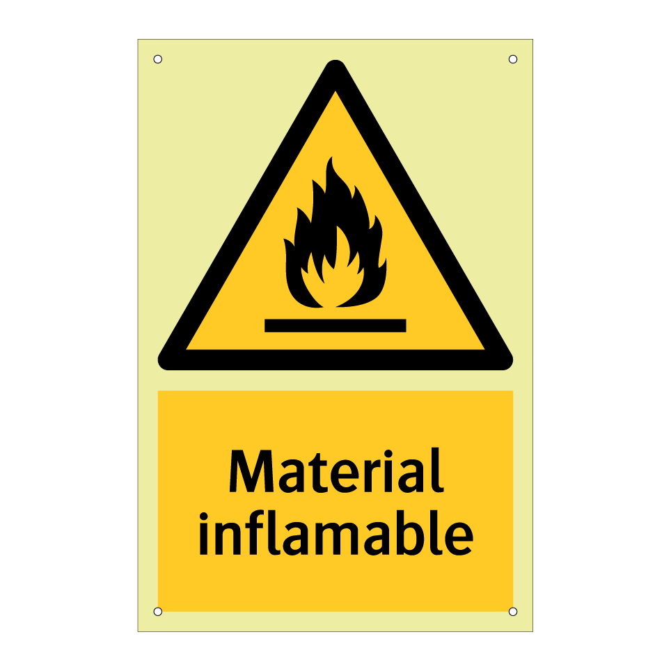 Material inflamable