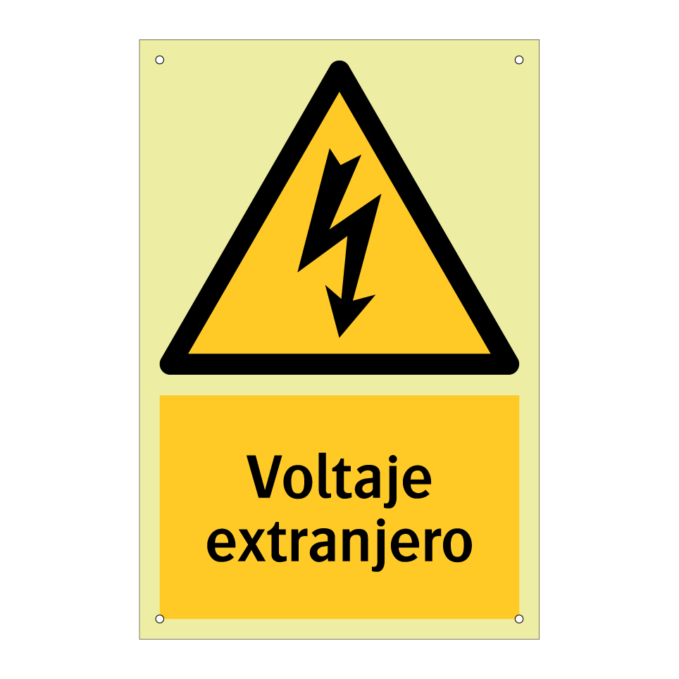 Voltaje extranjero