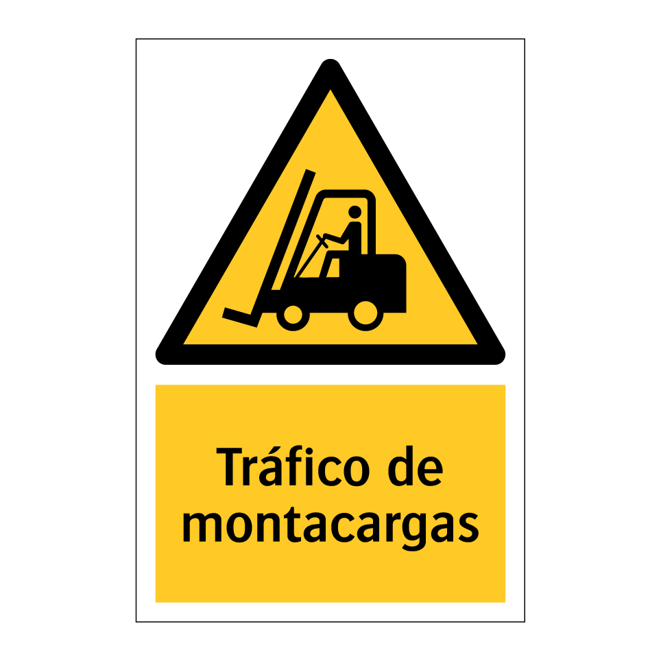 Tráfico de montacargas
