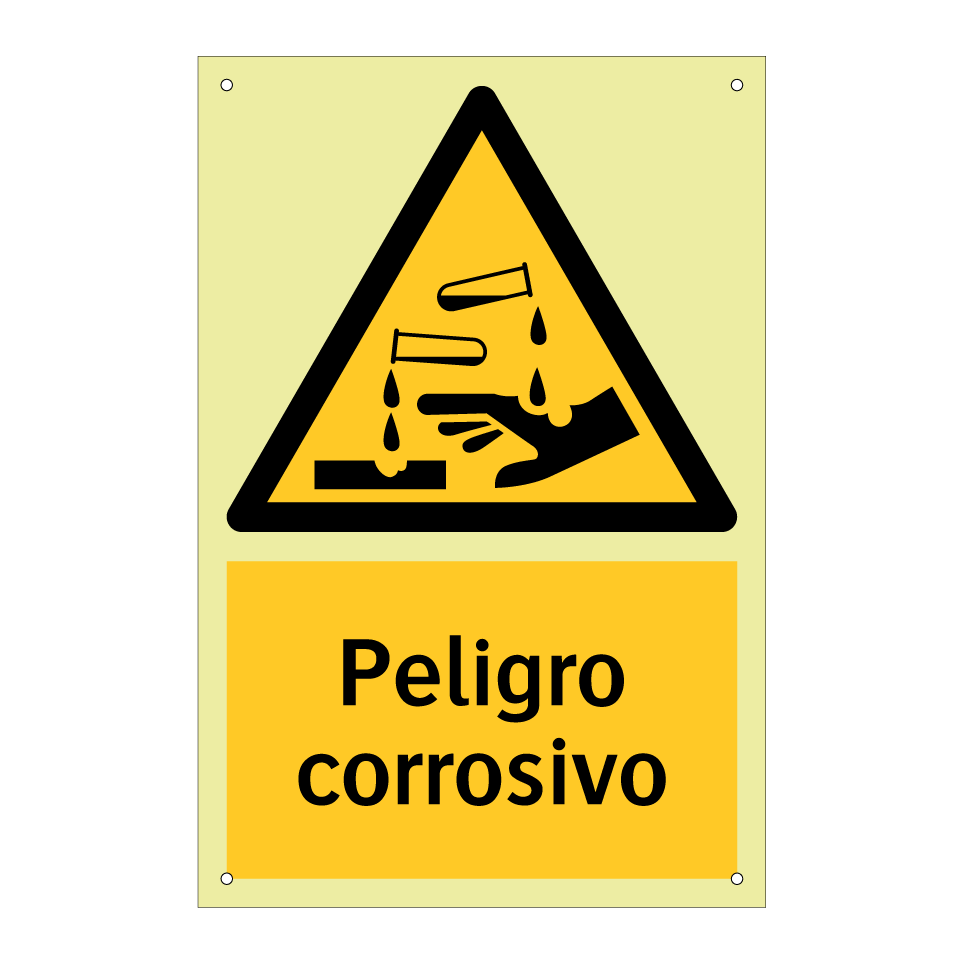 Peligro corrosivo