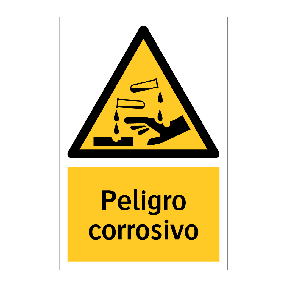 Peligro corrosivo