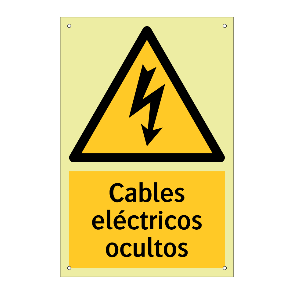 Cables eléctricos ocultos