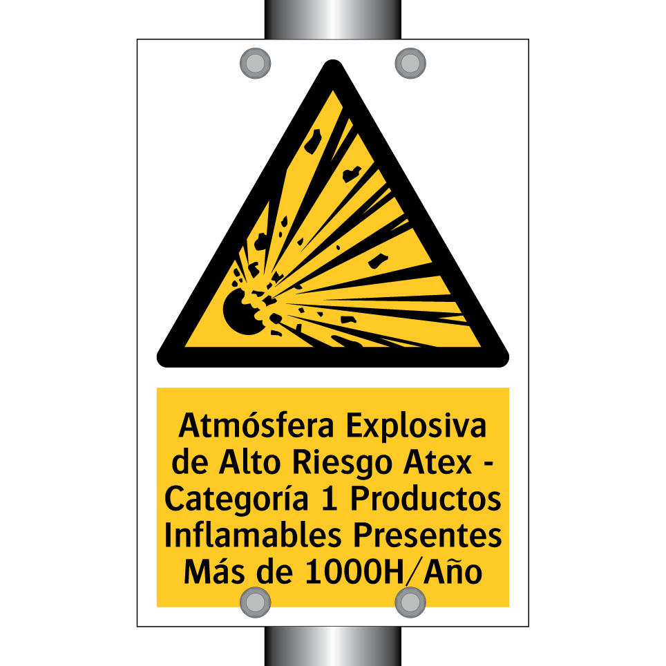 Atmósfera Explosiva de Alto Riesgo Atex - Categoría 1 Productos Inflamables Presentes Más de 1000H/Año