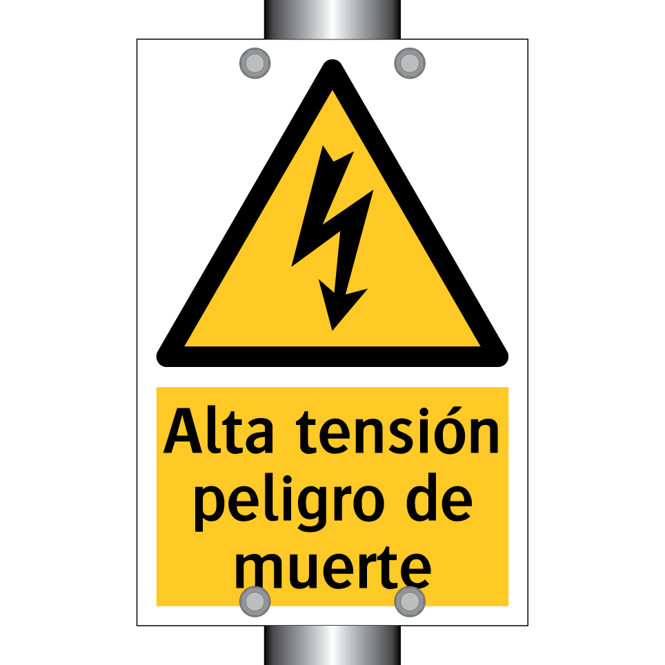 Alta tensión peligro de muerte