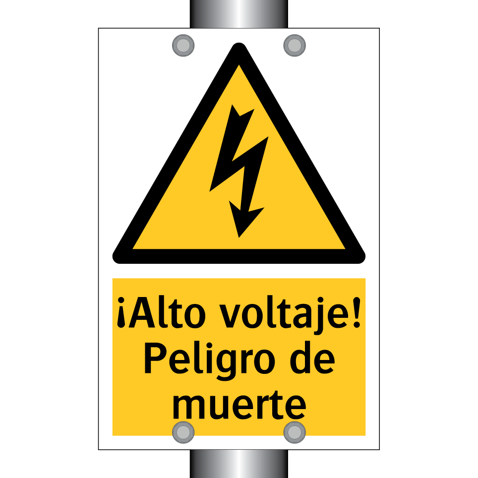¡Alto voltaje! Peligro de muerte