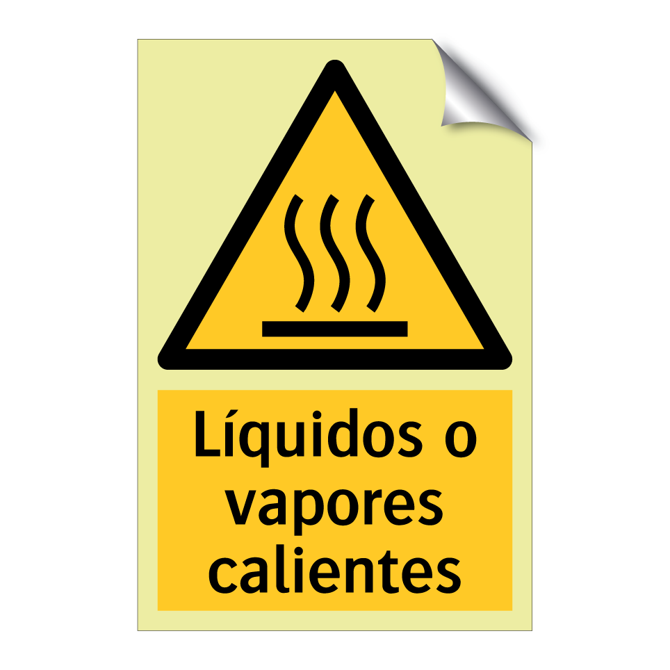 Líquidos o vapores calientes