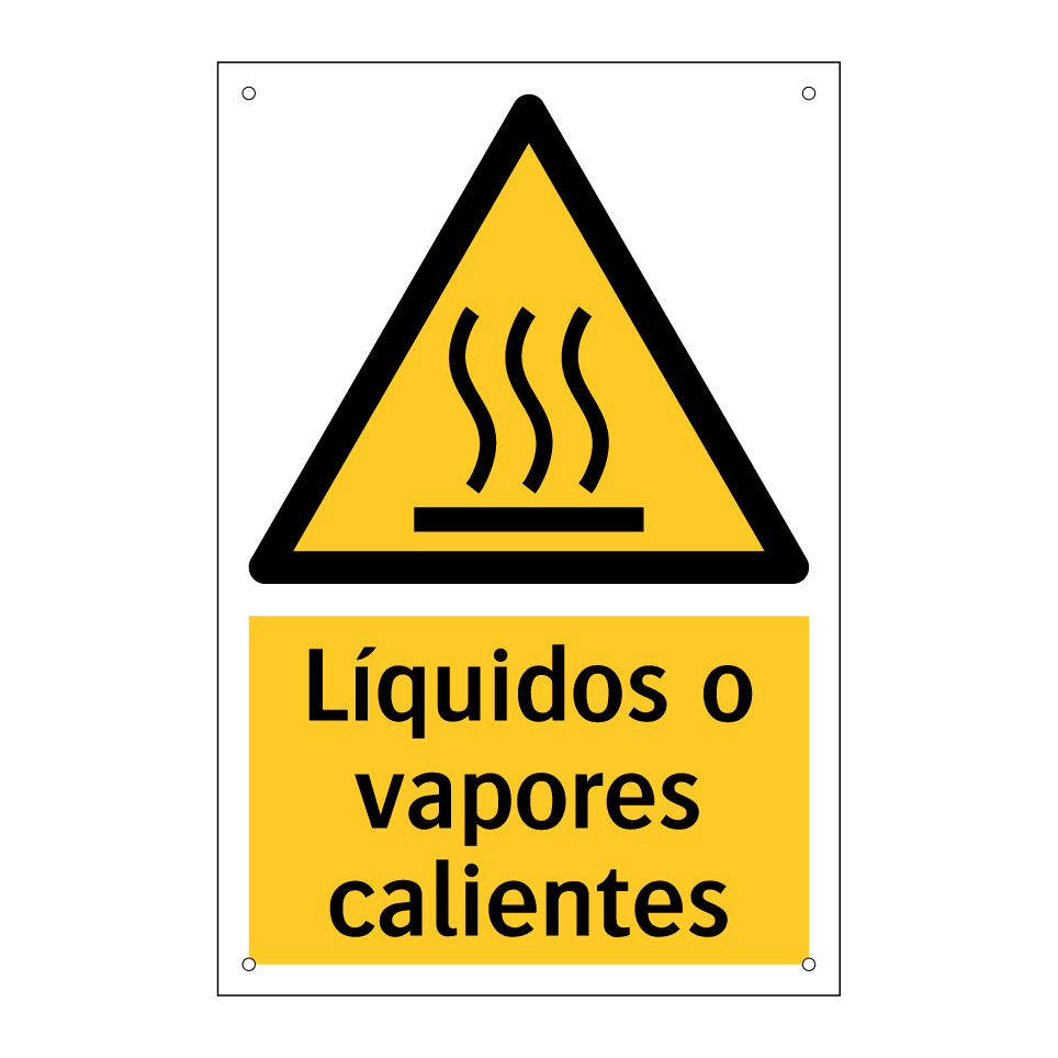 Líquidos o vapores calientes
