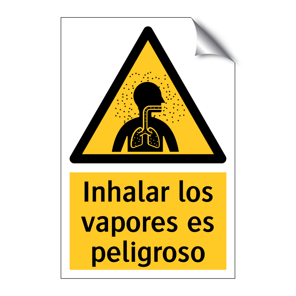 Inhalar los vapores es peligroso