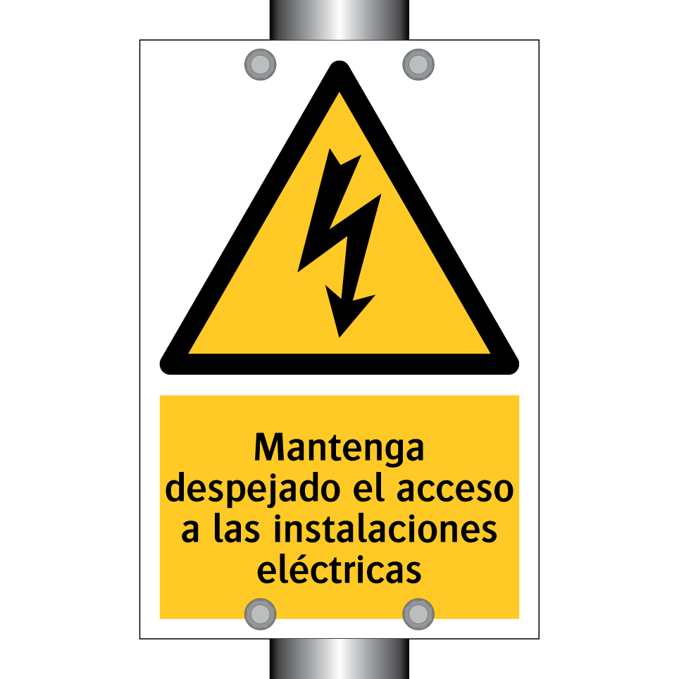 Mantenga despejado el acceso a las instalaciones eléctricas