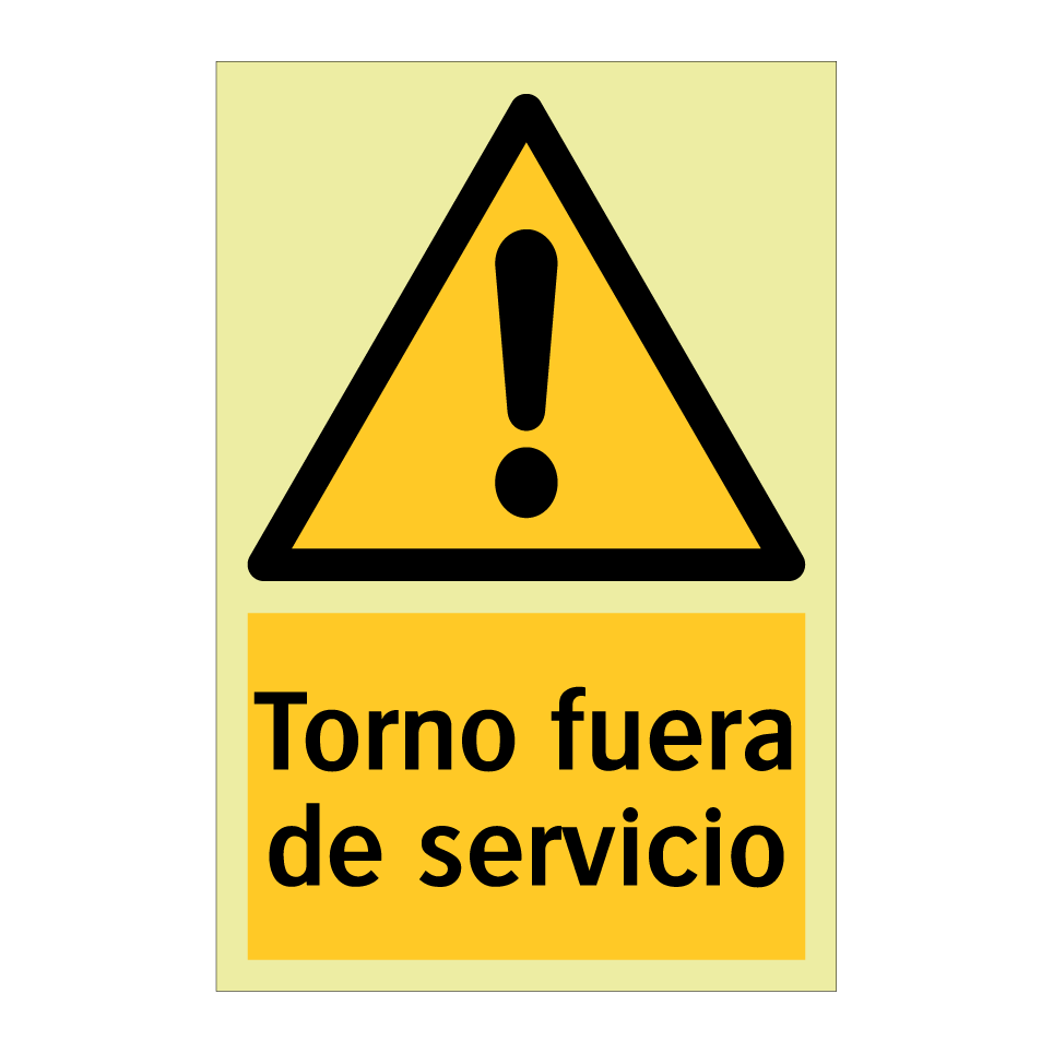 Torno fuera de servicio
