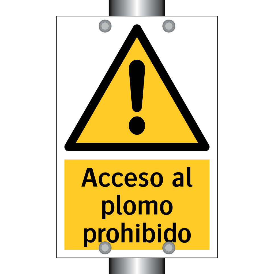 Acceso al plomo prohibido