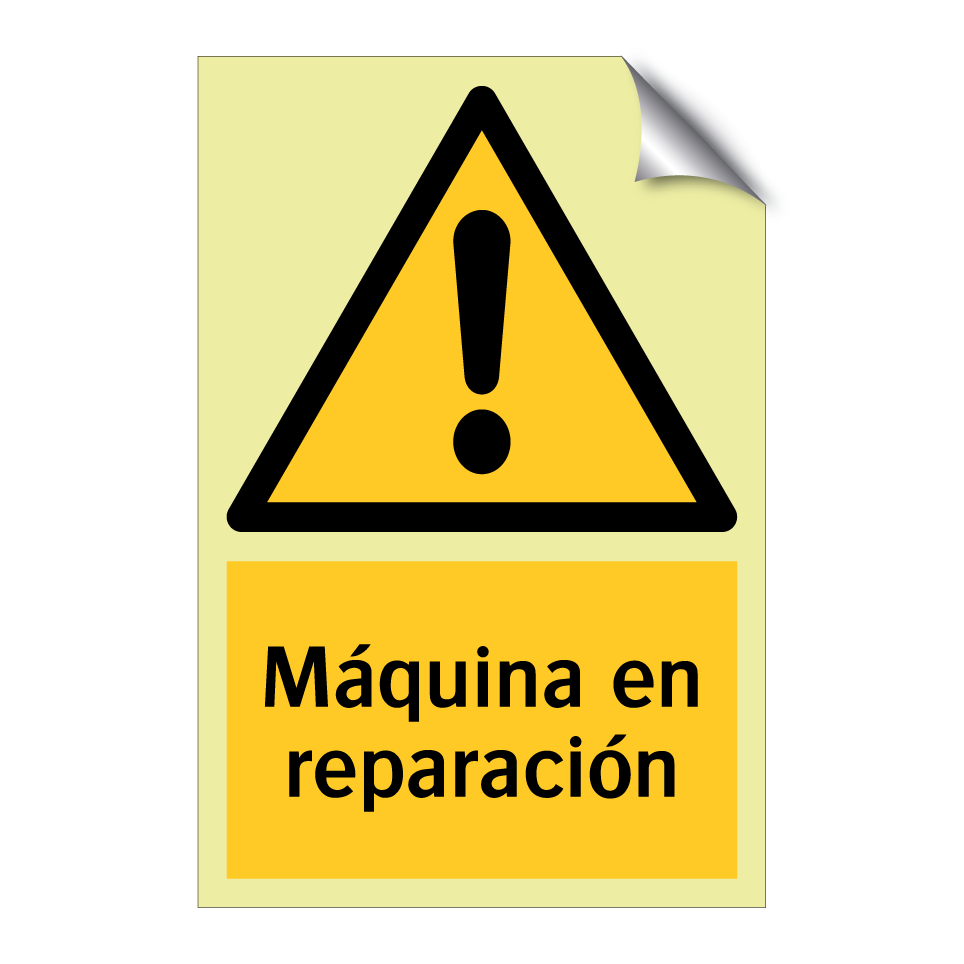 Máquina en reparación