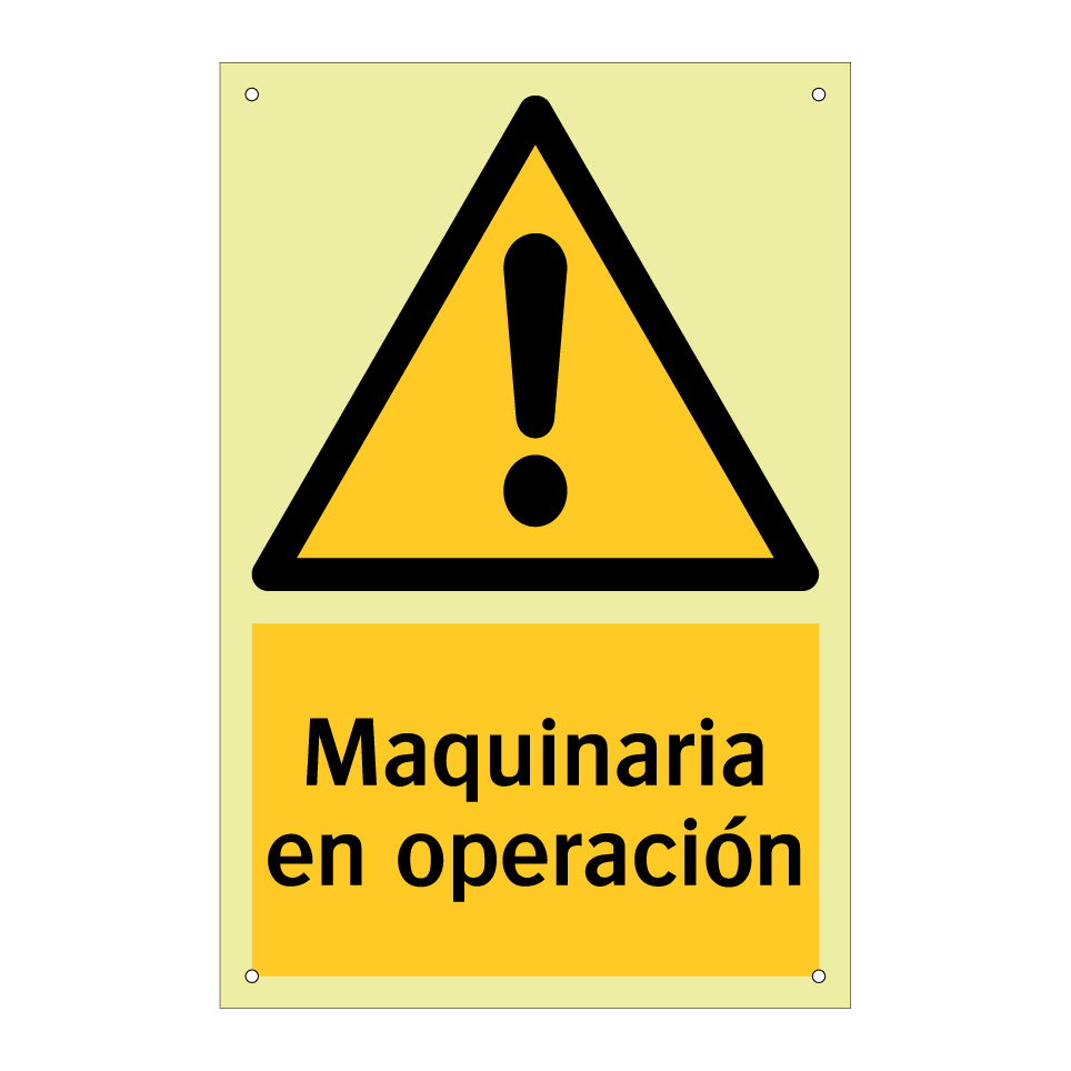 Maquinaria en operación