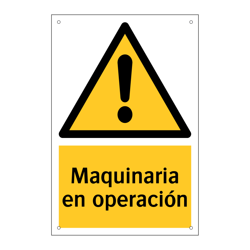 Maquinaria en operación