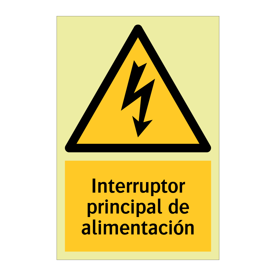 Interruptor principal de alimentación