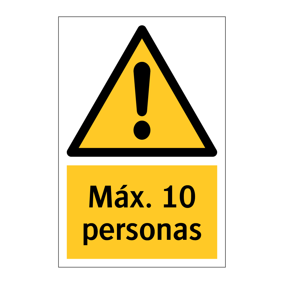 Máx. 10 personas