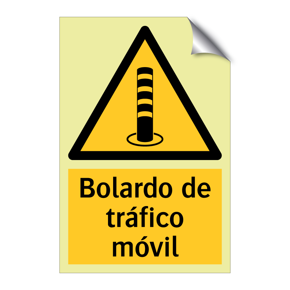 Bolardo de tráfico móvil