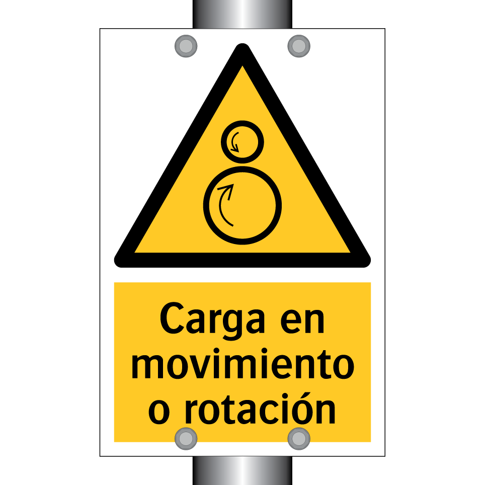 Carga en movimiento o rotación